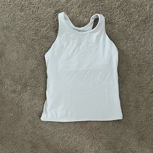 Athleta girls white tank